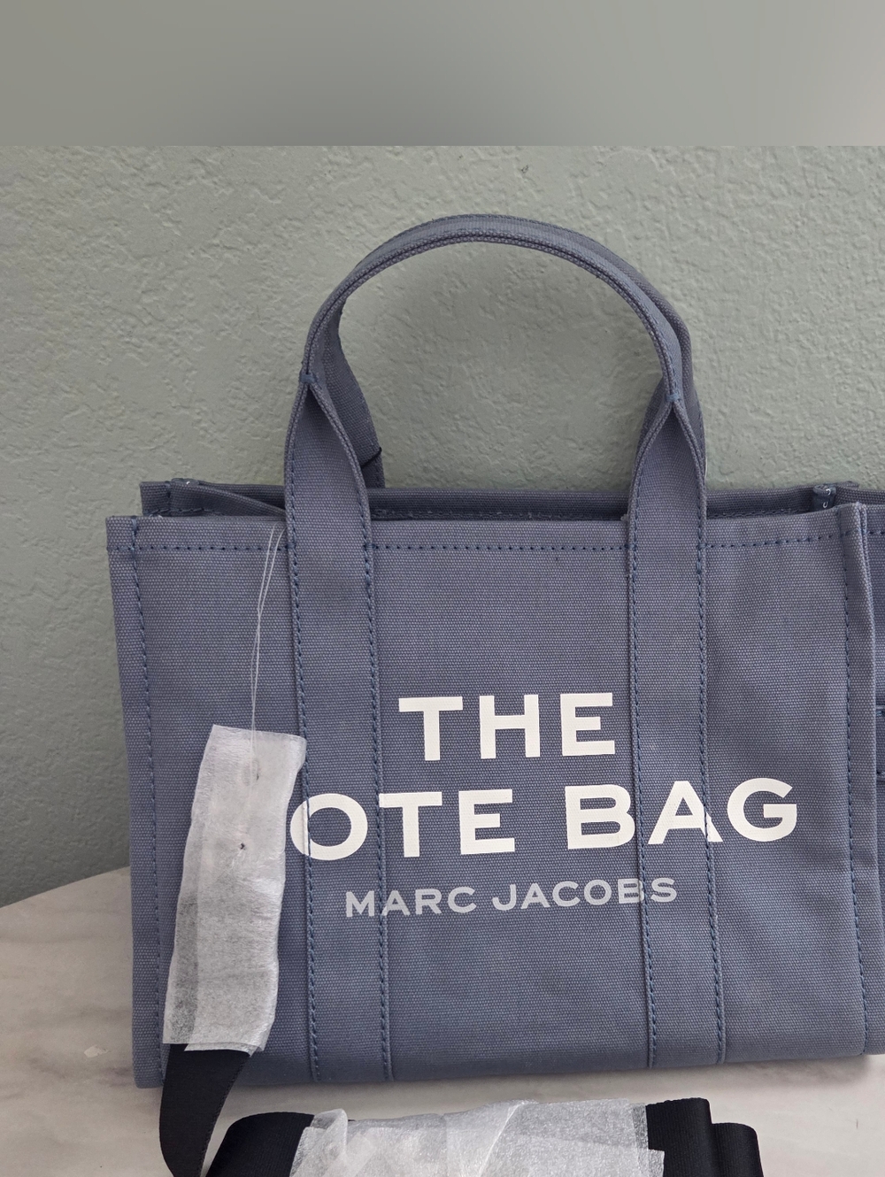 Marc Jacobs The Canva Medium Tote Bag in  Blue Shadow